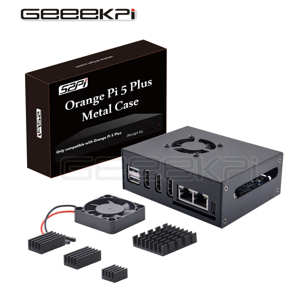 Orange Pi 5 Plus 32Gb - GeeekPi turuncu Pi 5 artı durumda